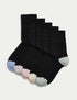 Marks & Spencer "5pk Cotton Rich Soft Top Ankle High Socks"